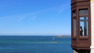 Vue Roches Brunes Dinard