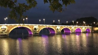 pont neuf toulouse de nuit